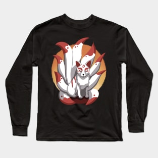 Nine tailed Kitsune Long Sleeve T-Shirt